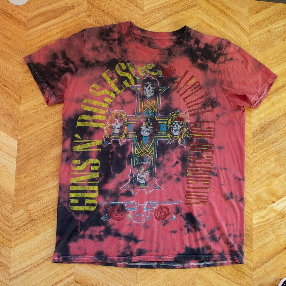 Adult T-Shirt Guns And Roses 90s Single Stitch Appetite For Destruction - Picture 2 of 10